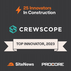 Awarded Top25 Innovators Construction