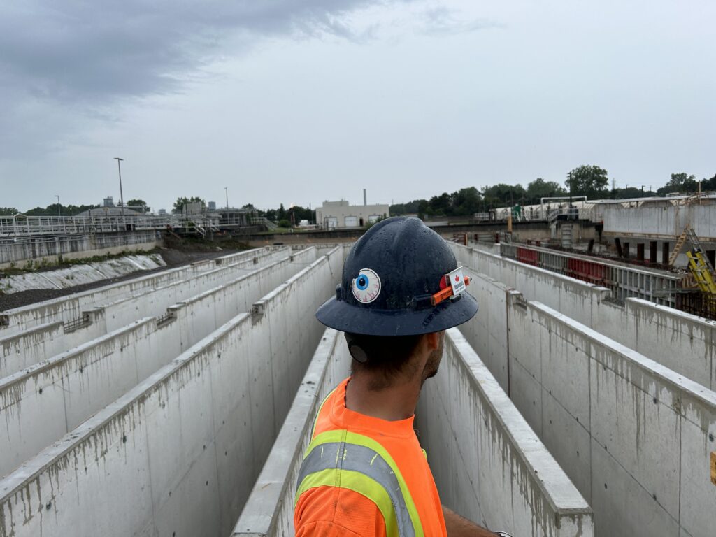 Darren, site leader during the Niagara Waste Water Treatment Plant construction. Improving crew attendance and performance.